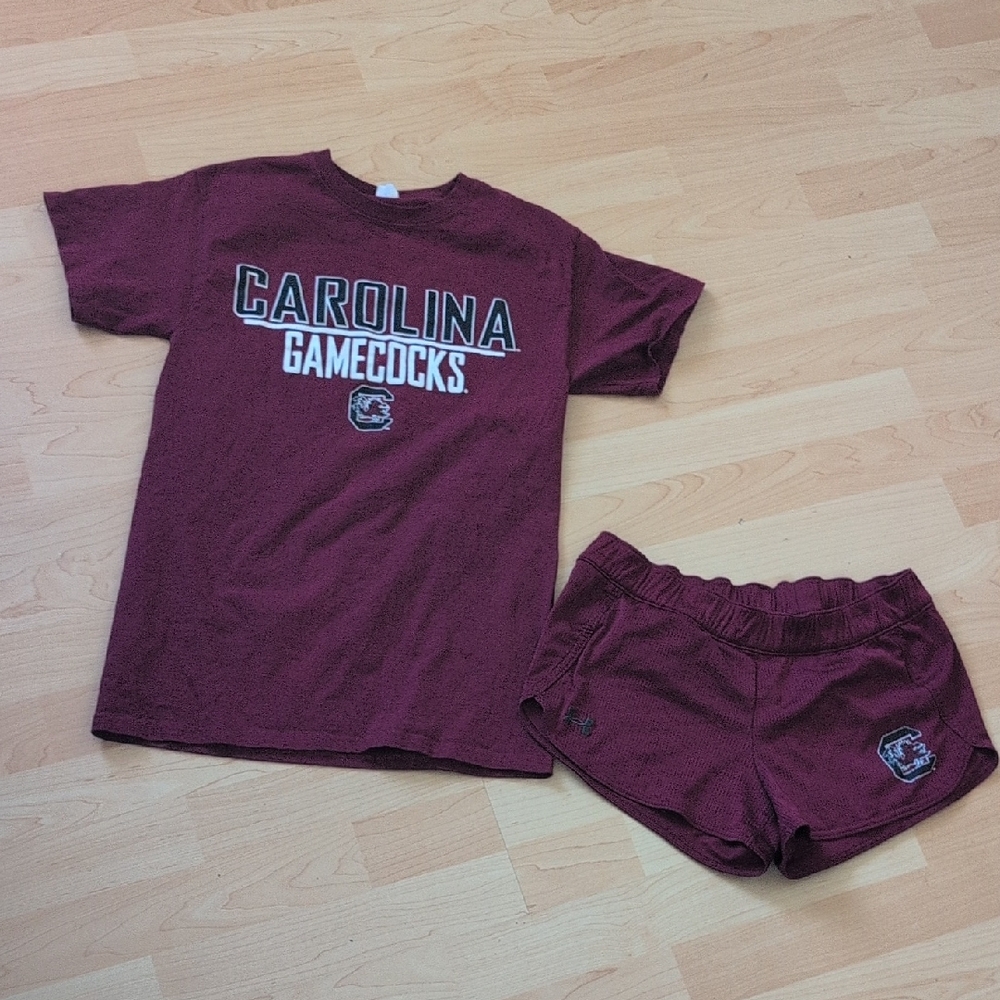 Carolina Gamecocks T-Shirt And Shorts Set